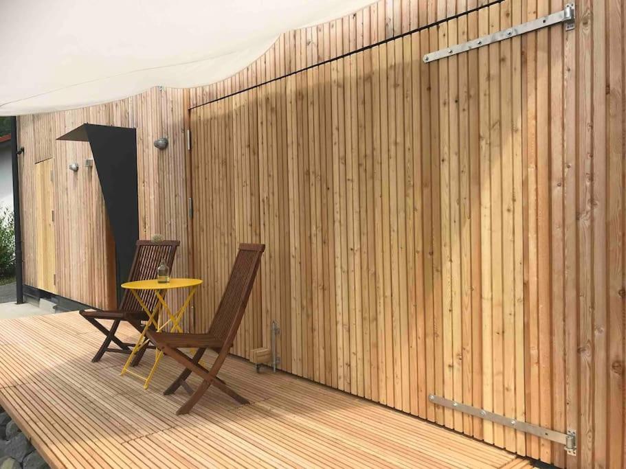 Eifelhausaufzeit-Vulkaneifel-Architekten-Chalet Mit Sauna Im Vulkankrater Immerath Extérieur photo