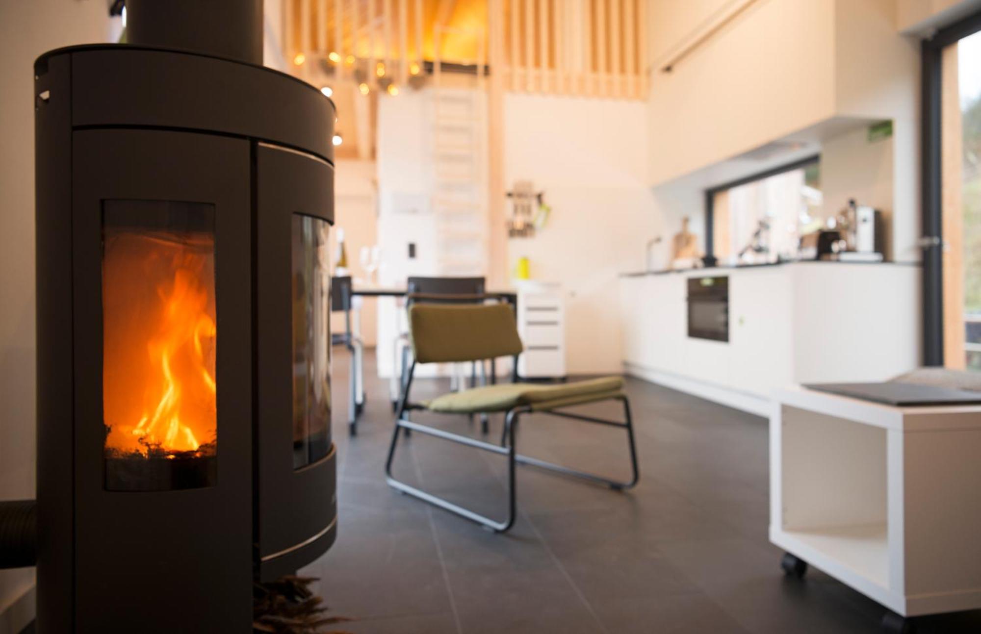 Eifelhausaufzeit-Vulkaneifel-Architekten-Chalet Mit Sauna Im Vulkankrater Immerath Extérieur photo